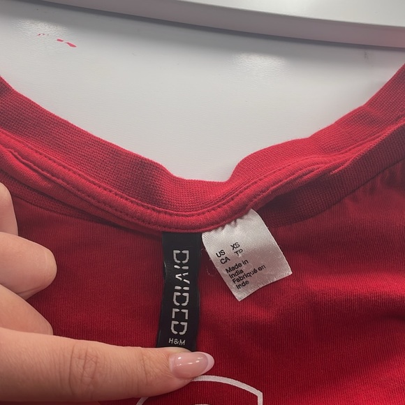 H&M red U.S.A t-shirt - Picture 5 of 5